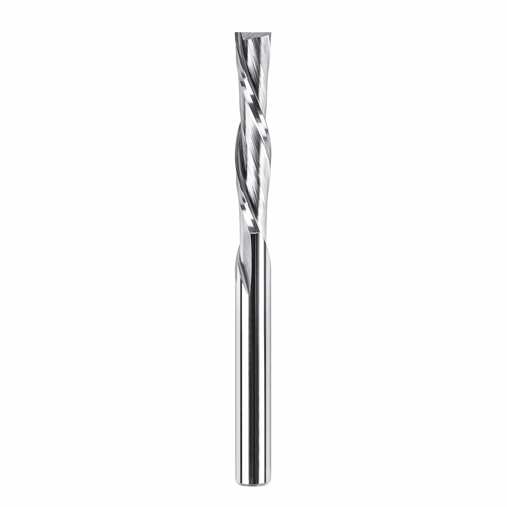 SpeTool Frez spiralny do routera z downCut 4 mm średnica cięcia 4 mm trzpień 22 mm długość cięcia HRC55 węglik spiekany CNC do rzeźbienia w drewnie