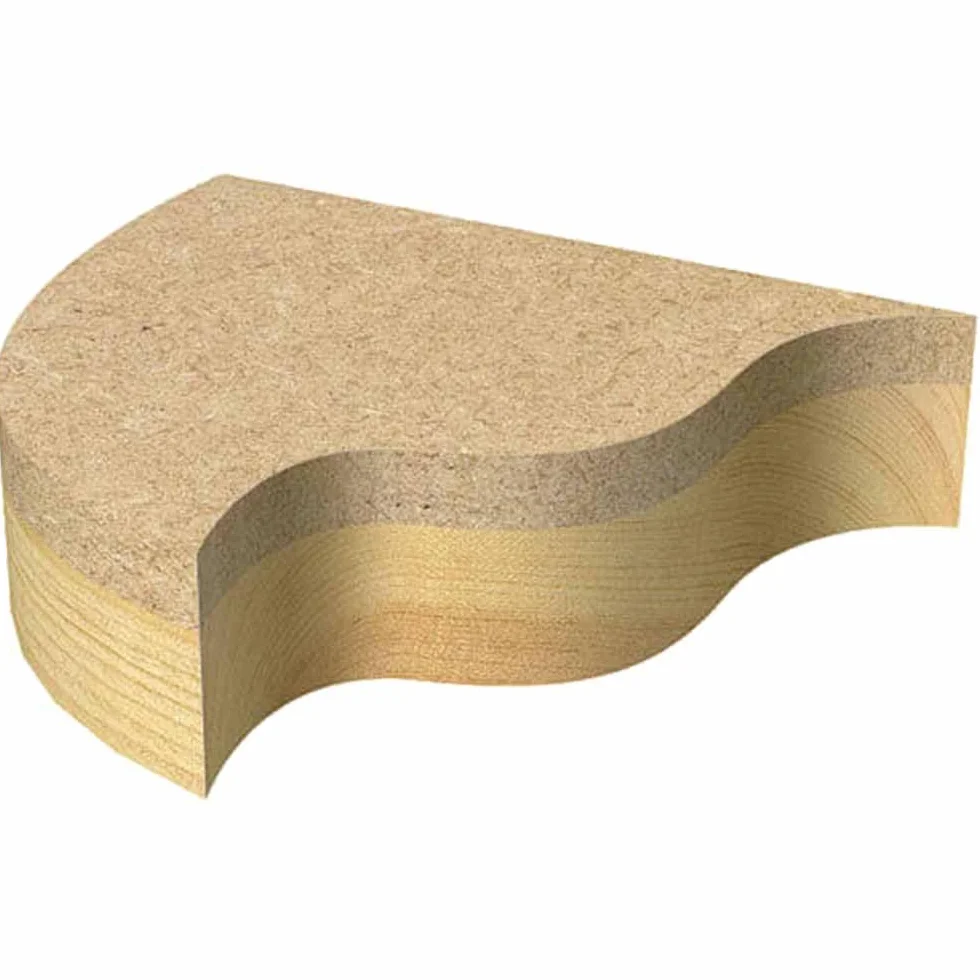 Trend CraftPro frez profilowy z prowadzeniem do frezarki górnowrzecionowej, trzpień 1/4 cala, średnica cięcia 15,9 mm, długość cięcia 25 mm, węglik spiekany (TCT), C121CX1/4TC
