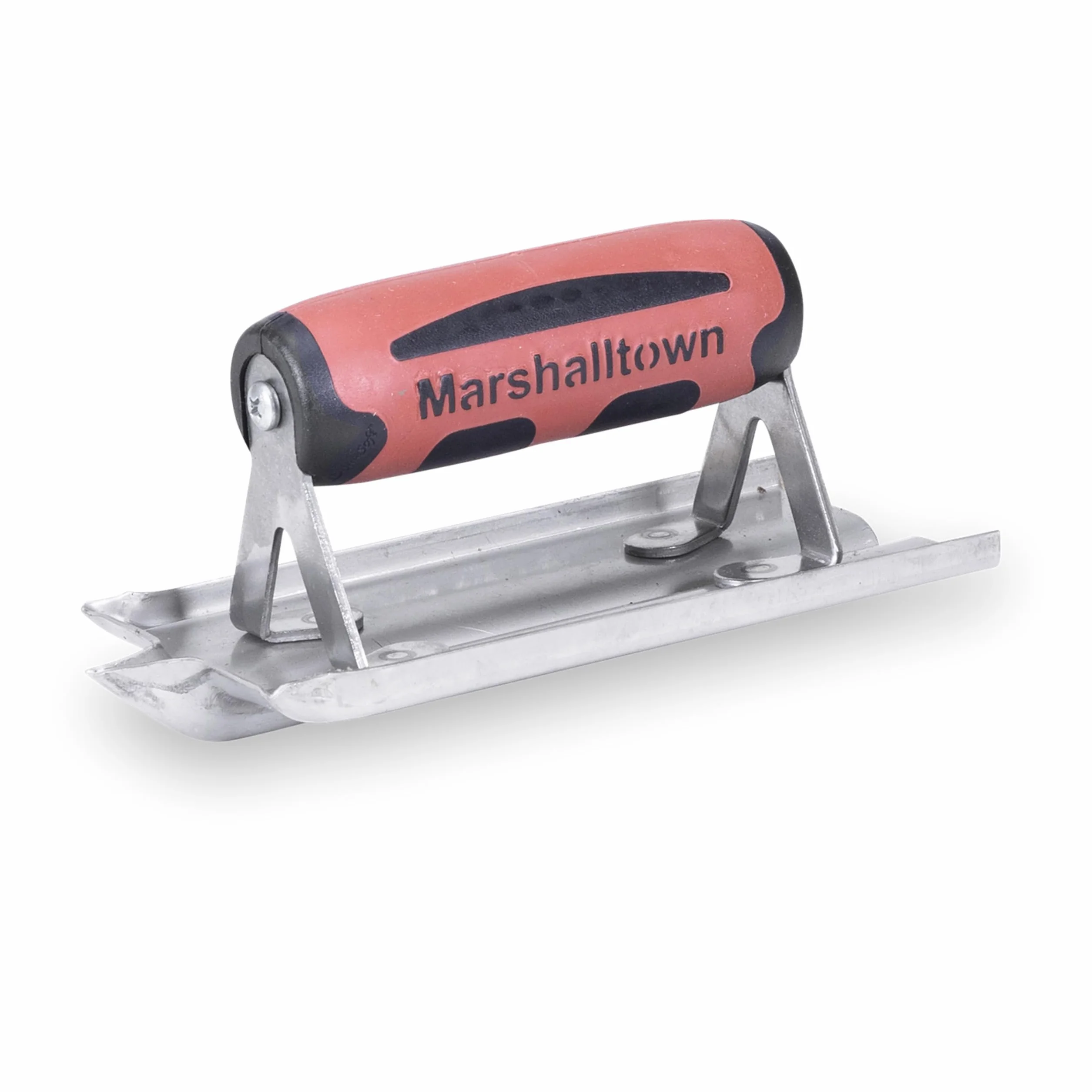 Marshalltown Wycinak do rowków - R 6 mm, W 13 mm, T 13 mm z uchwytem Durasoft, stal nierdzewna, narzędzie do posadzek i betonu, rozmiar: 152x76 mm
