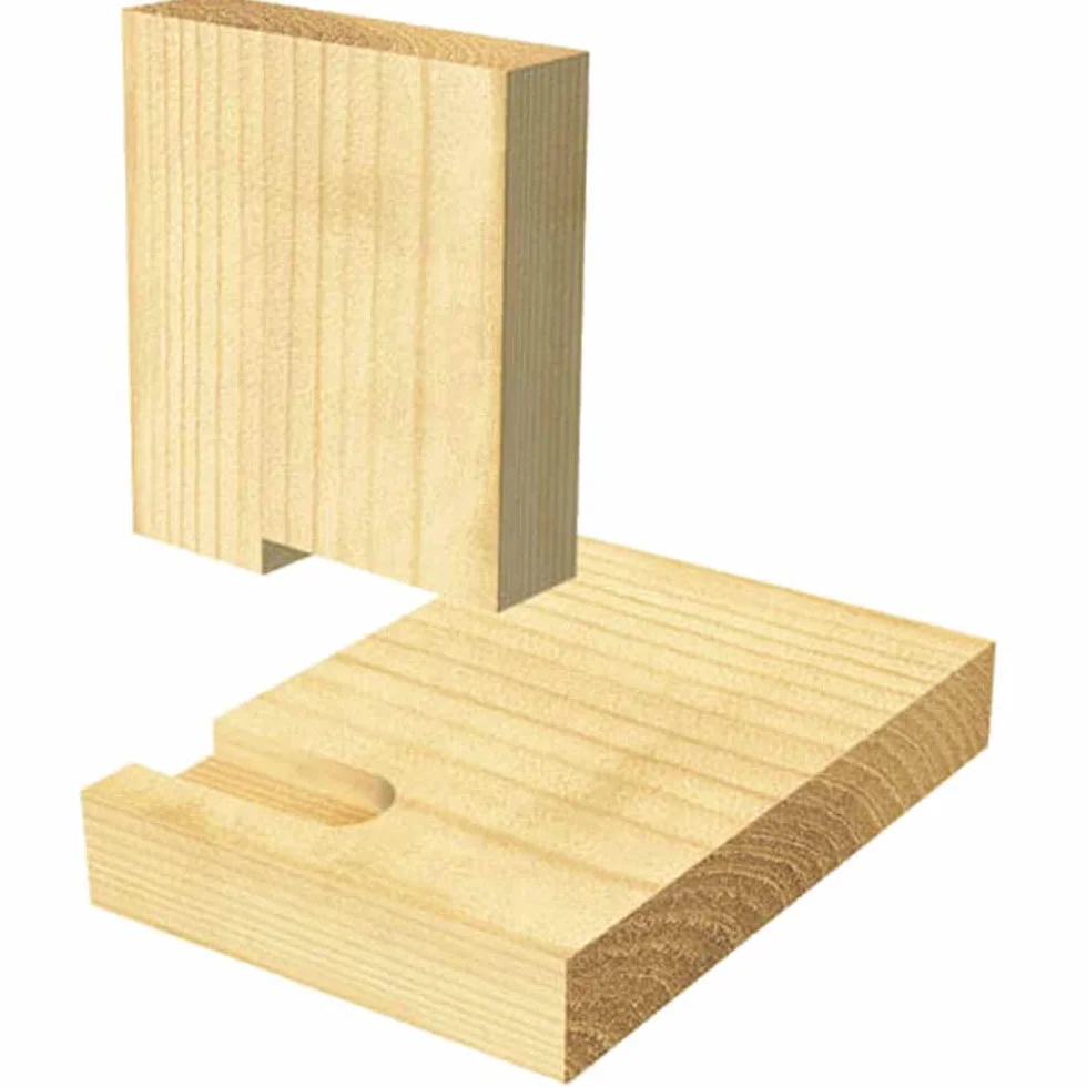Trend CraftPro frez prosty dwupiórowy do frezarki górnowrzecionowej, trzpień 1/2 cala, średnica cięcia 12 mm, długość cięcia 50 mm, węglik spiekany (TCT), C200X1/2TC
