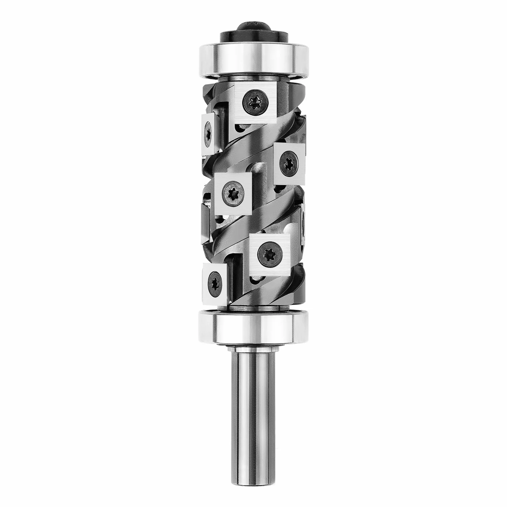SpeTool Up&Down Frez do kopiowania 12 mm średnica wiertła spiralny frez do przycinania z twardego metalu kompresja 32 mm średnica rowka do drewna z podwójnym łożyskiem
