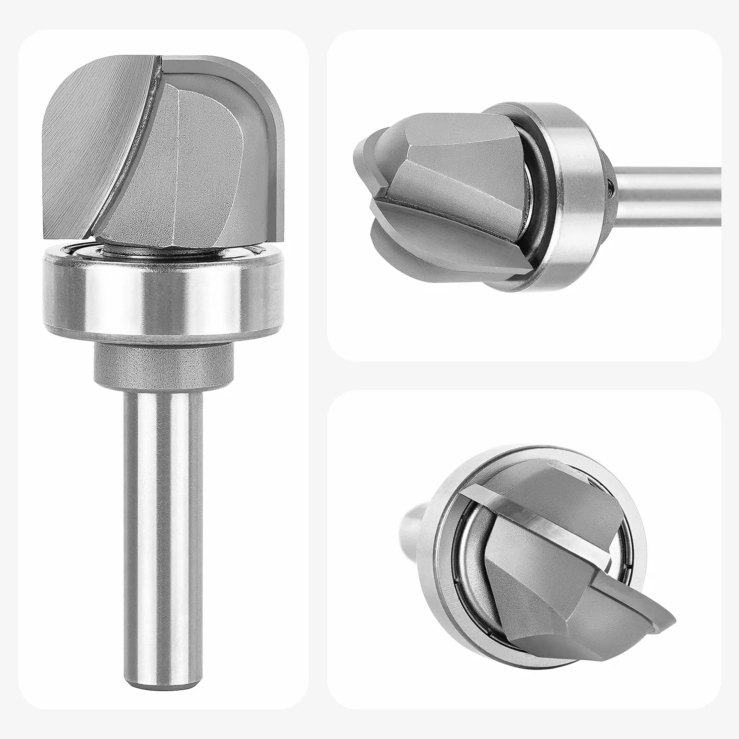 SpeTool frez do wgłębień i talerzy, frez do rowków z otworem 8mm trzonka, frez do talerzy szablon, frez bit model frez rowkowy 24mm średnica cięcia 2 żłobki frez do drewna do frezarki do obróbki