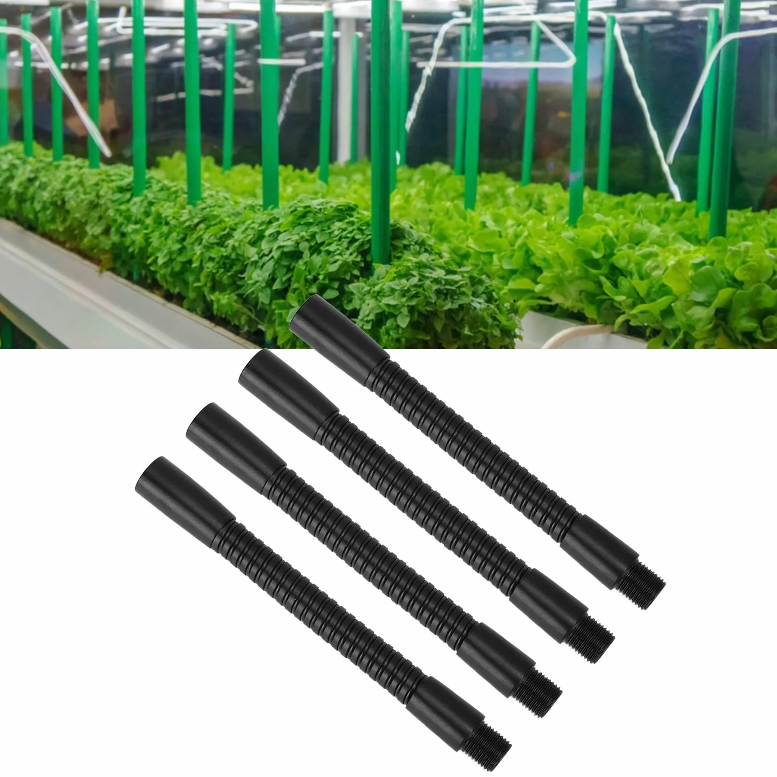 4 szt. Elastyczne ramię Węża Typu gęsia szyja Rura Aluminiowa 10mm Kaliber stół Lampa Biurkowa wąż Oprawy Oświetleniowe (12cm)