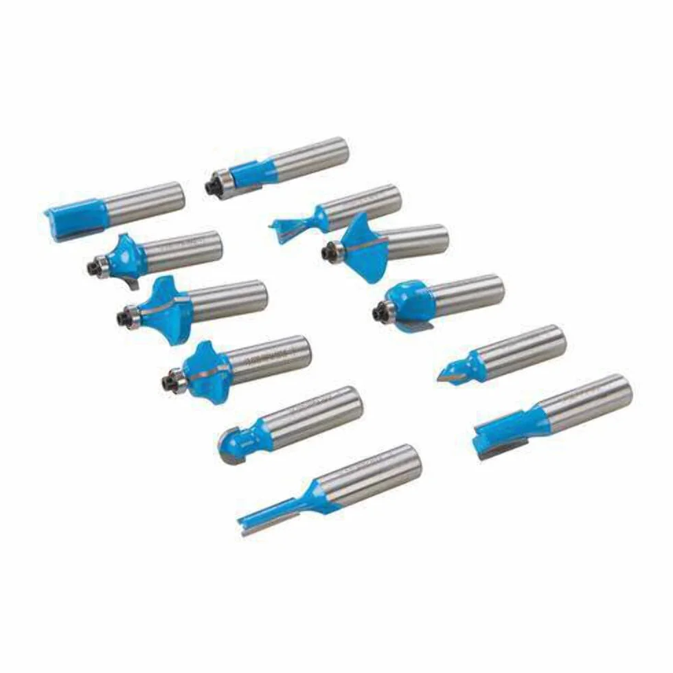 Silverline 251591 frez z twardego metalu 12 mm, 12 szt. zestaw 12 mm