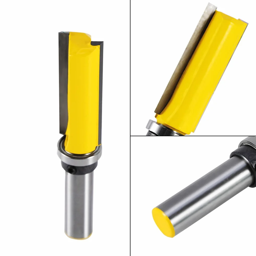 Top Bearing Flush Trim Frez Wzór Frezowania Frez do Rowków Narzędzie do Drewna Frez do Frezowania Flush Trim, Frez do Frezowania Flush Trim 1/4 Shank, Top Bearing Frezy do