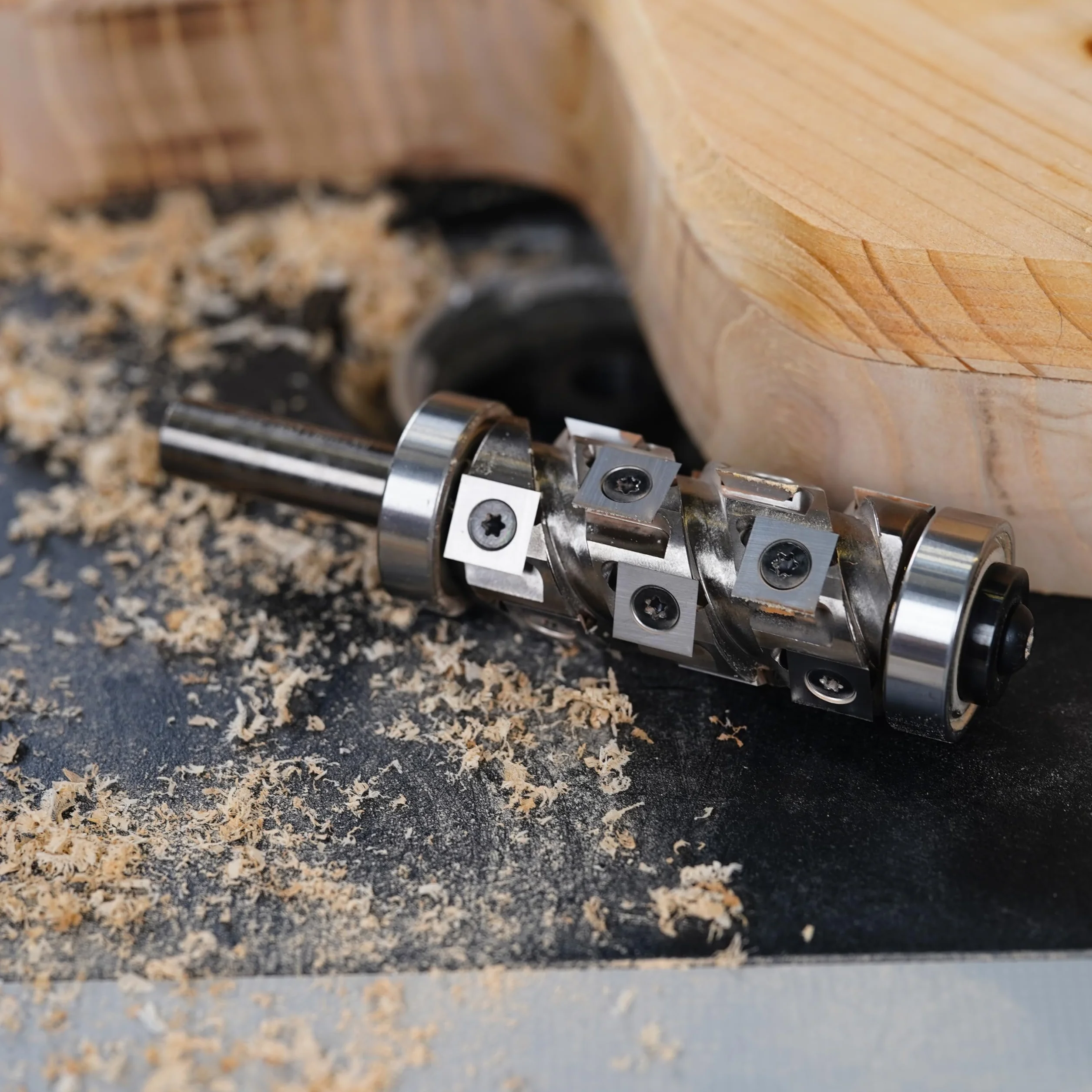 SpeTool Up&Down Frez do kopiowania 12 mm średnica wiertła spiralny frez do przycinania z twardego metalu kompresja 32 mm średnica rowka do drewna z podwójnym łożyskiem