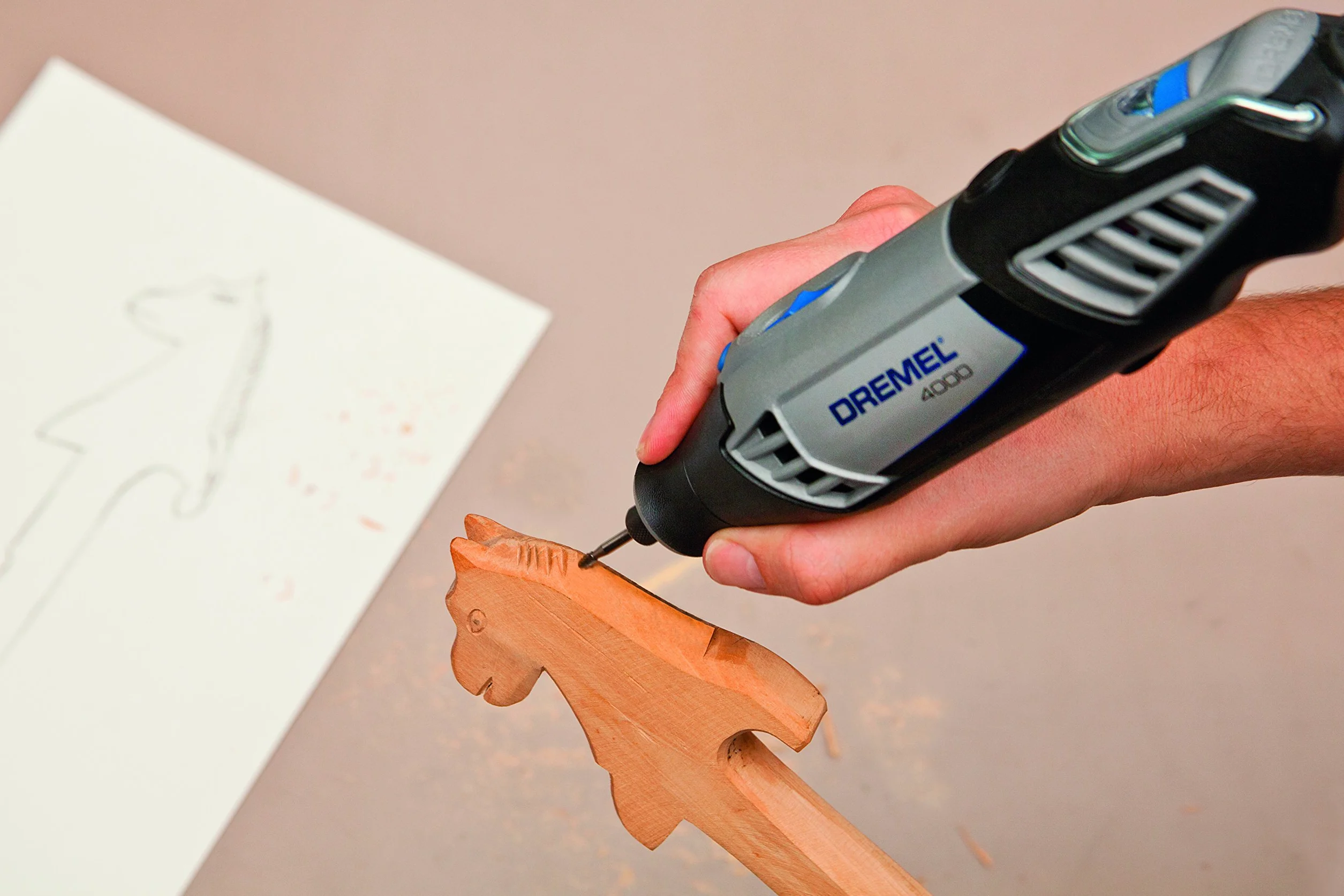 Dremel 194 końcówki frezarskie w dwupaku z zestawem akcesoriów, 2 frezy szybkotnące z głowicą z czołem cylindrycznym o średnicy roboczej 3,2 mm