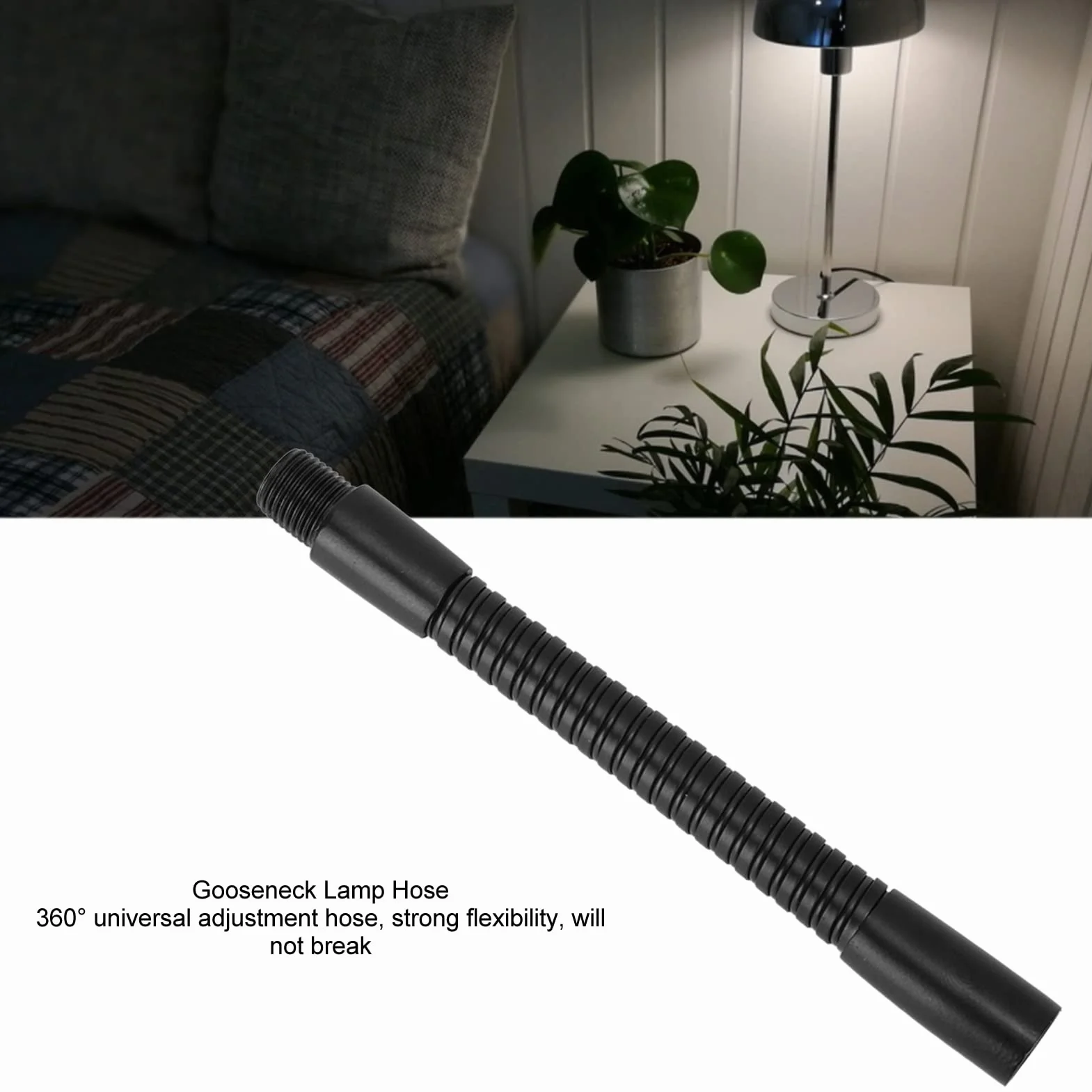 4 szt. Elastyczne ramię Węża Typu gęsia szyja Rura Aluminiowa 10mm Kaliber stół Lampa Biurkowa wąż Oprawy Oświetleniowe (12cm)