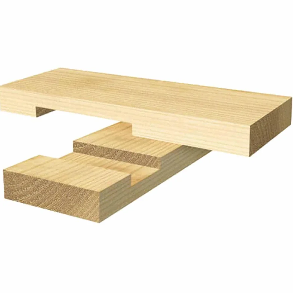Trend CraftPro frez prosty dwupiórowy do frezarki górnowrzecionowej, trzpień 1/2 cala, średnica cięcia 12 mm, długość cięcia 50 mm, węglik spiekany (TCT), C200X1/2TC