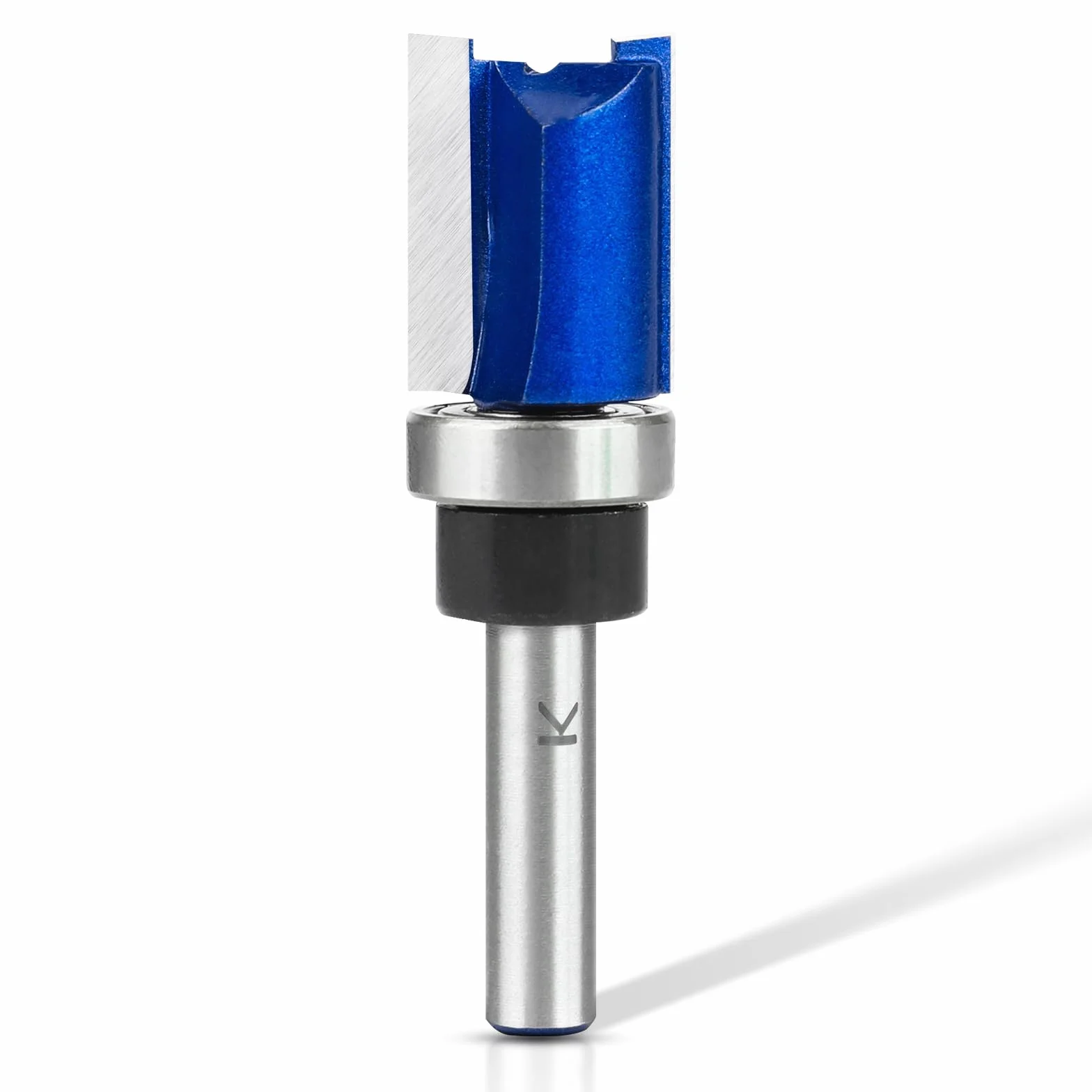 Frez do wyrównywania 8 mm, długość robocza 25 mm krawędzie, frez kopiujący, frez do wyrównywania z łożyskiem kulkowym, frez do drewna, frez do drewna, średnica cięcia 19 mm