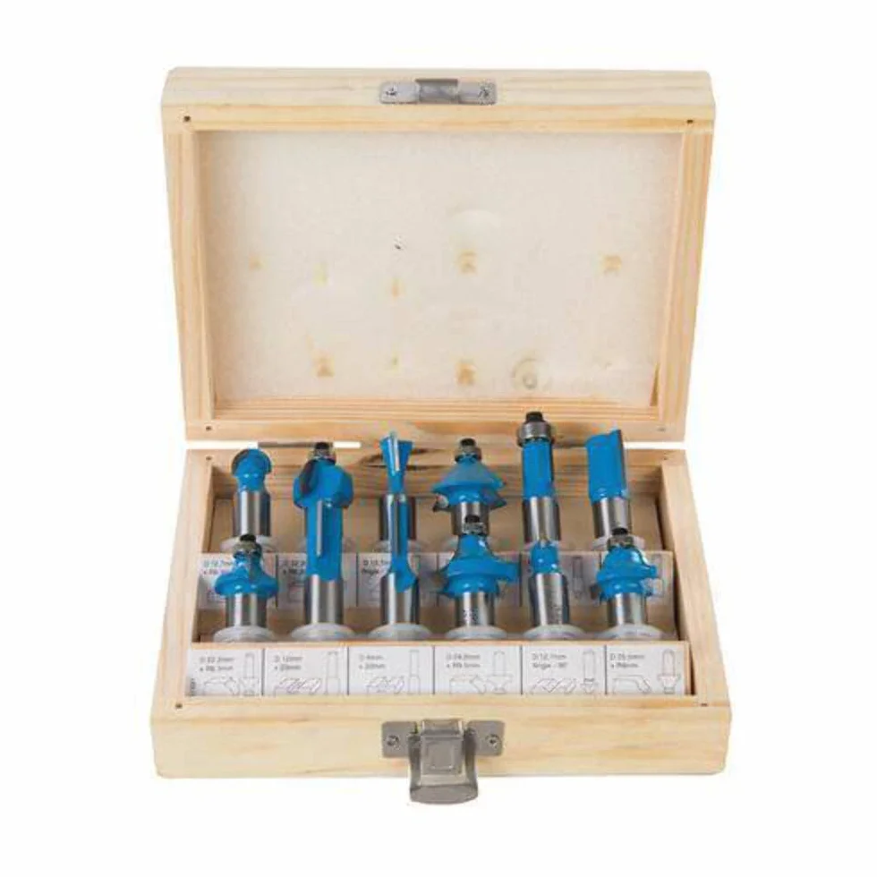 Silverline 251591 frez z twardego metalu 12 mm, 12 szt. zestaw 12 mm