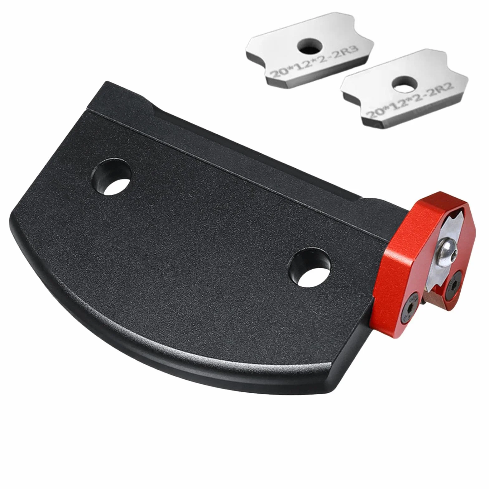 Wood Edge Bander for Burr, Edge Banding Trimmer | Drewniana planarz drewna z 3 zastępowcami | Fazowanie skrobaka z filetu dla Melaminy Abs PVC