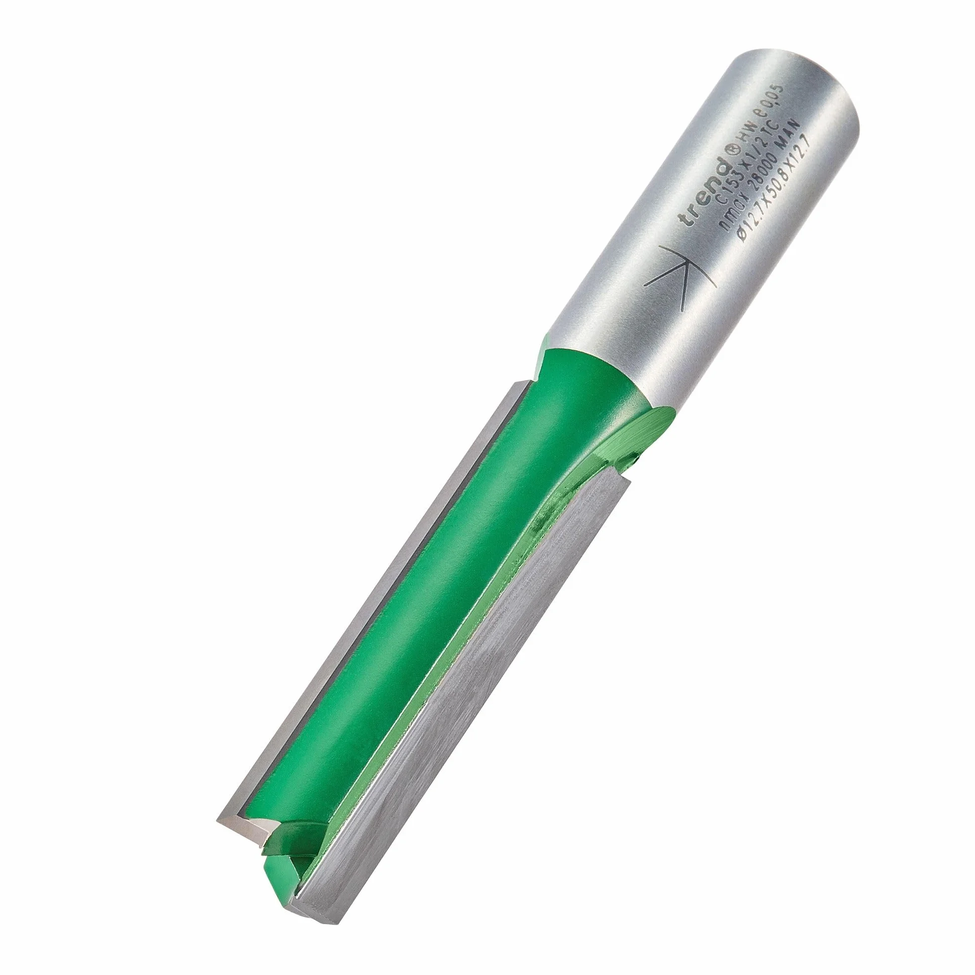 Trend CraftPro 1/2 frez do spoin z chwytem calowym - średnica 12,7 mm, dwie końcówki z węglika spiekanego, C153X1/2TC