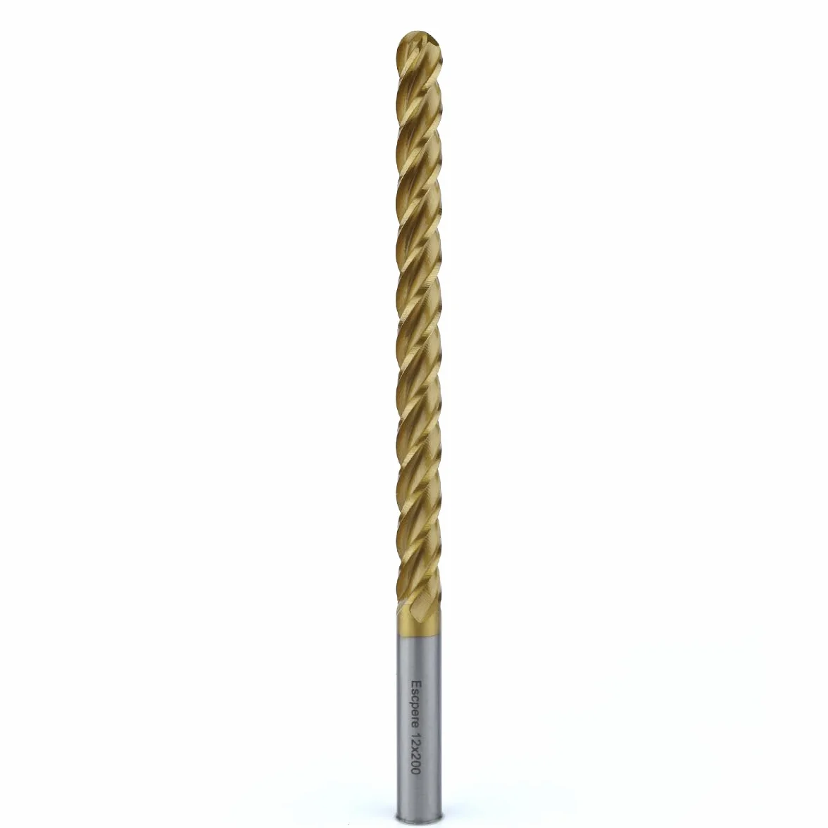 EVA EPS Styropianowy frez CNC do cięcia długich, spiralnych długich frezów końcowych HSS Frez do pianki CNC 2D / 3D (D12xR6x150x200)