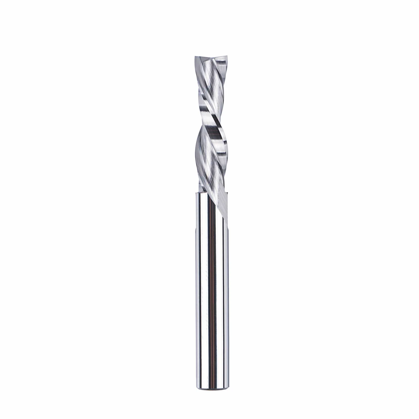 SpeTool Frezy do frezowania, 6 mm, trzpień, spiralny, frez końcowy, 6 mm, średnica cięcia, 24 mm, długość całkowita 60 mm, długość całkowita HRC55, frezy CNC z węglika spiekanego do rzeźbienia w