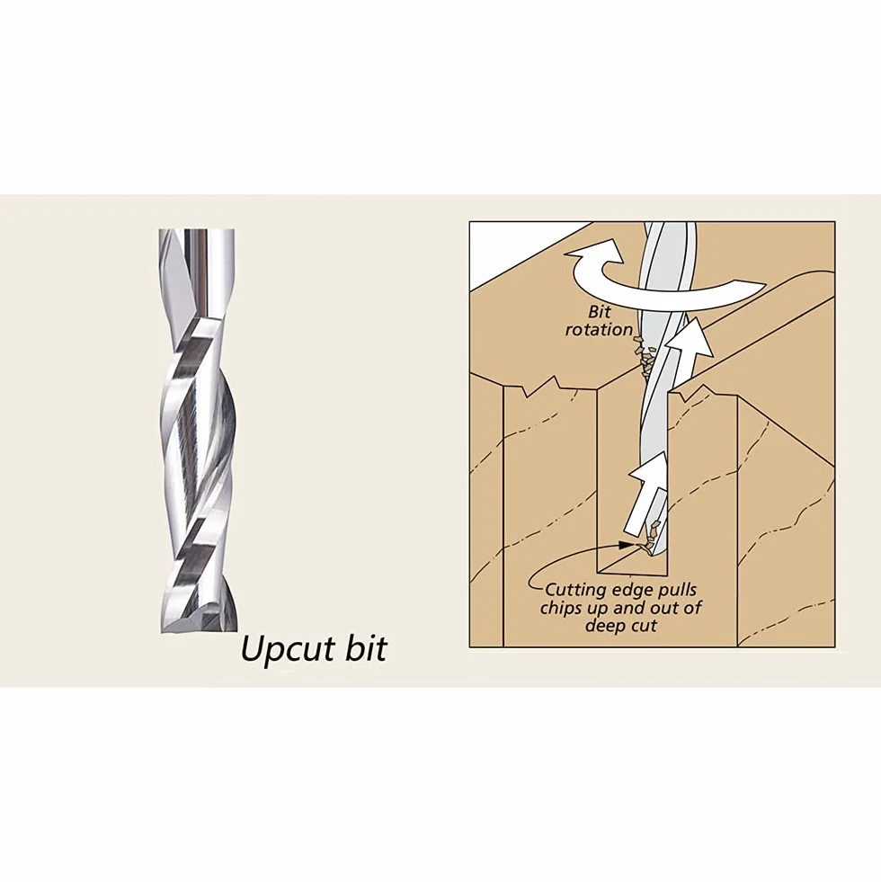 SpeTool Frezy do frezowania 6 mm, trzpień, spiralne, frezy CNC, 6 mm, średnica cięcia, 24 mm, długość cięcia, HRC55, długość całkowita: 60 mm, frez trzpieniowy z węglika spiekanego, do cięcia w