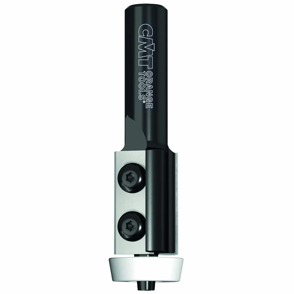 CMT – 980.562.11 – Solid Surface Flush Trim Bit z insert Knives HW S = 12 D = 22 x 30 x 83 10 stopni RH