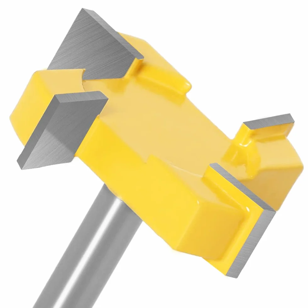 Mesee 8 mm Trzonek Spoilboard Frez Powierzchniowy, 4 Flety, Czołowy, Do Routera, Strugania, Spłaszczania Powierzchni, Narzędzie Do Obróbki
