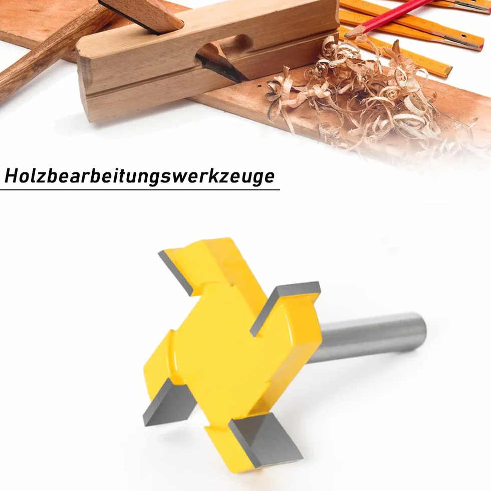 Mesee 8 mm Trzonek Spoilboard Frez Powierzchniowy, 4 Flety, Czołowy, Do Routera, Strugania, Spłaszczania Powierzchni, Narzędzie Do Obróbki