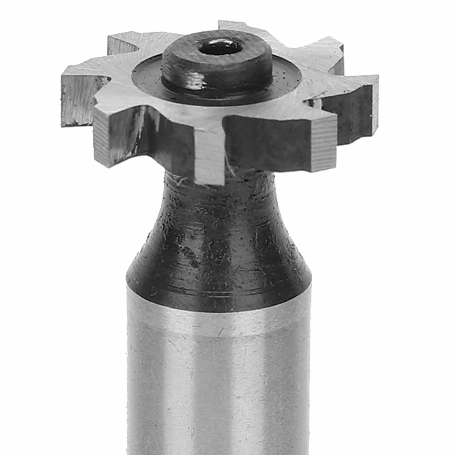Frez do Gniazd T CNC, 3mm Szerokość Ostrza, Stal Szybkotnąca, 16mm Średnica Zewnętrzna, 10mm Średnica Trzonu, do Frezowania Stali Aluminium Miedzi