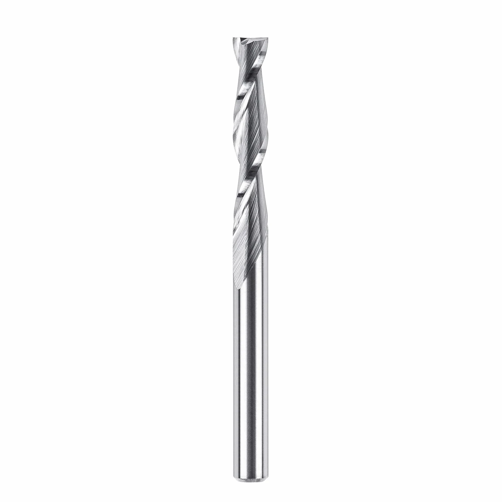 SpeTool Frez spiralny do routera z UpCut 4 mm średnica cięcia 4 mm trzpień 22 mm długość cięcia HRC55 węglik spiekany CNC do rzeźbienia w drewnie