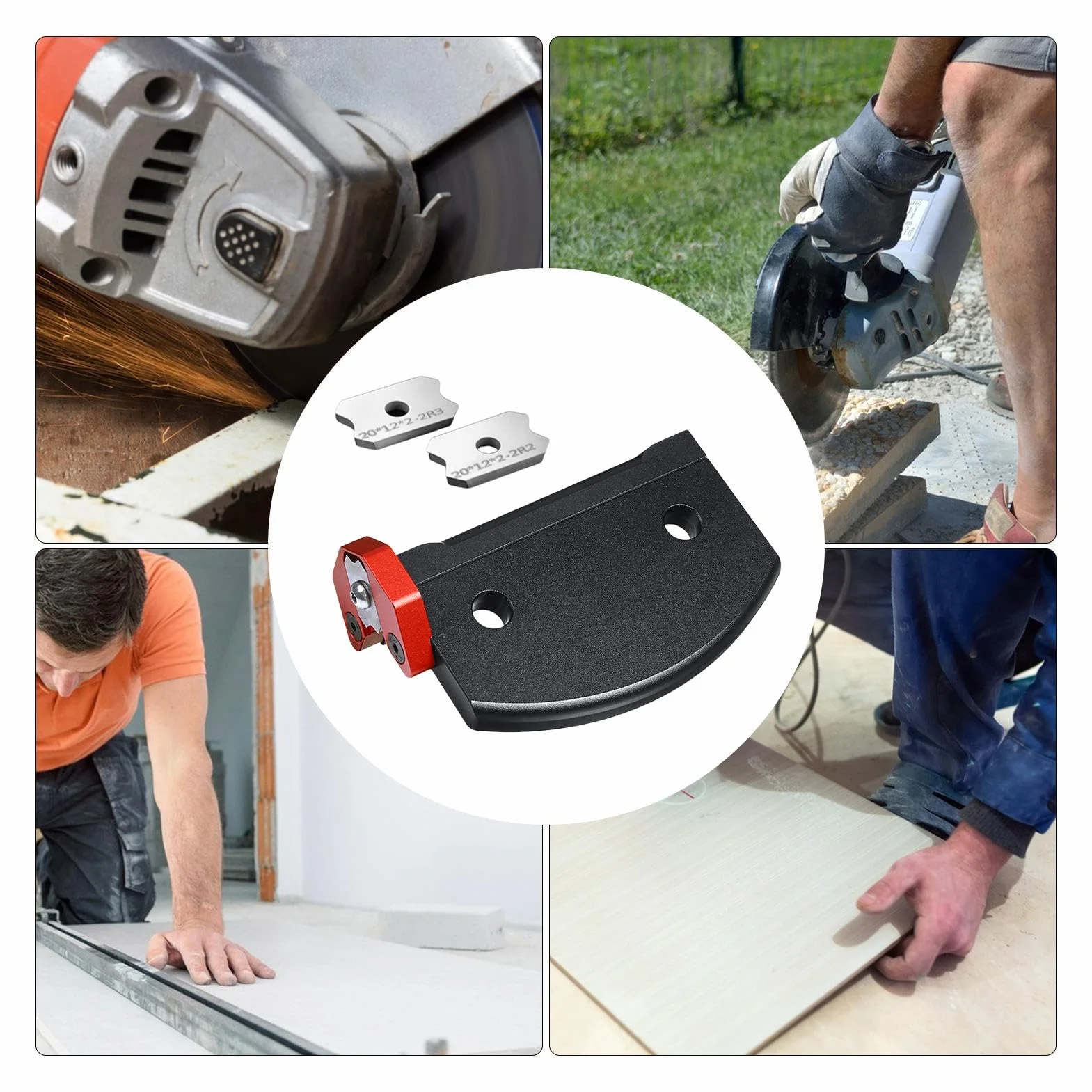 Wood Edge Bander for Burr, Edge Banding Trimmer | Drewniana planarz drewna z 3 zastępowcami | Fazowanie skrobaka z filetu dla Melaminy Abs PVC