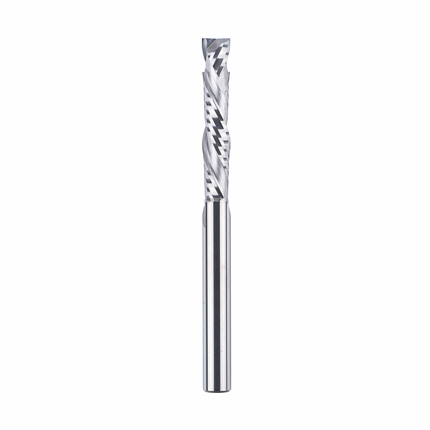 SpeTool Frezy do frezowania 8 mm, trzpień, spiralny frez do cięcia w górę, do dołu, frezy CNC, długość cięcia, 45 mm, długość całkowita: 100 mm, frez trzpieniowy z węglika spiekanego do frezu w