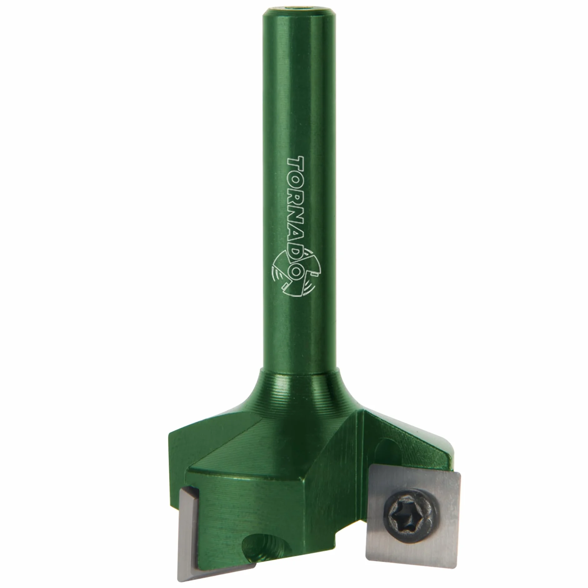 Fraiser Tornado Sniper – frez do wyrównywania drewna, trzpień 8 mm, średnica 35 mm, wkładki z węglika spiekanego 10,5 × 10,5 mm – do płaszczyzn, rowków i krawędzi, do frezarki górnowrzecionowej
