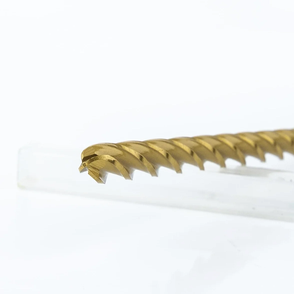 EVA EPS Styropianowy frez CNC do cięcia długich, spiralnych długich frezów końcowych HSS Frez do pianki CNC 2D / 3D (D12xR6x150x200)