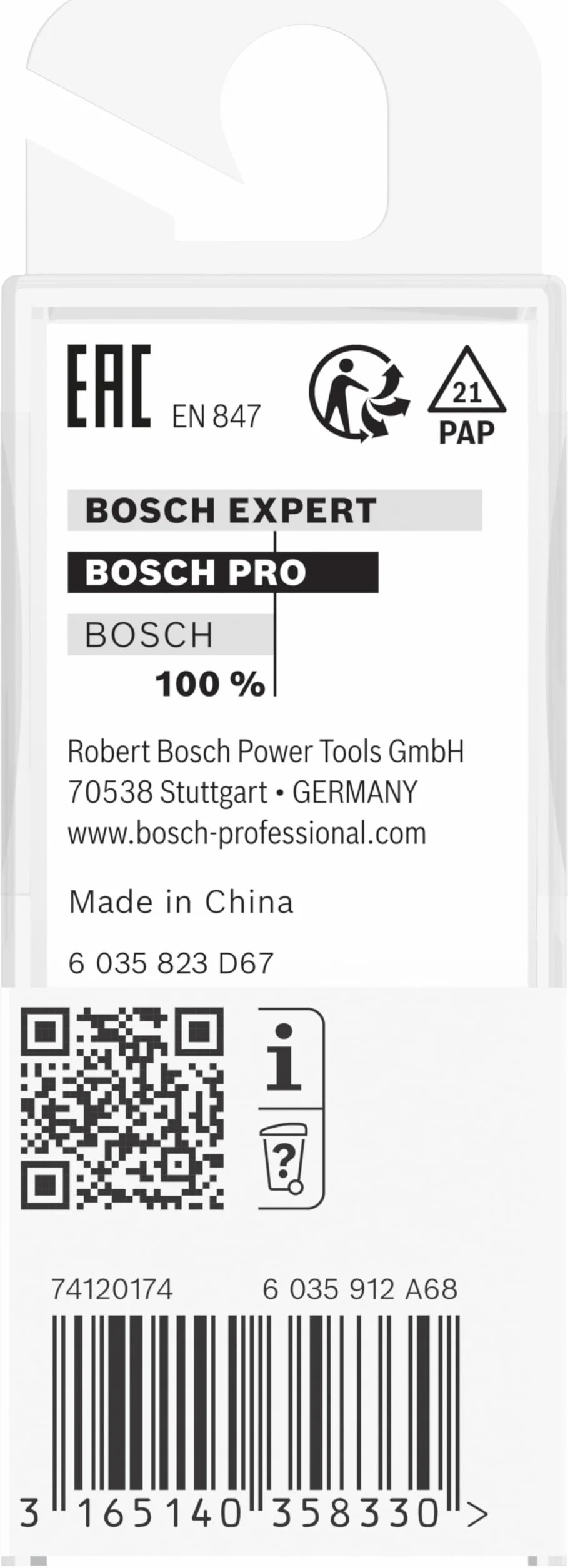 Bosch Professional Frez prosty Standard for Wood (do drewna, Ø 8 mm, Długość robocza 25,4 mm, Akcesoria frezarek ręcznych)