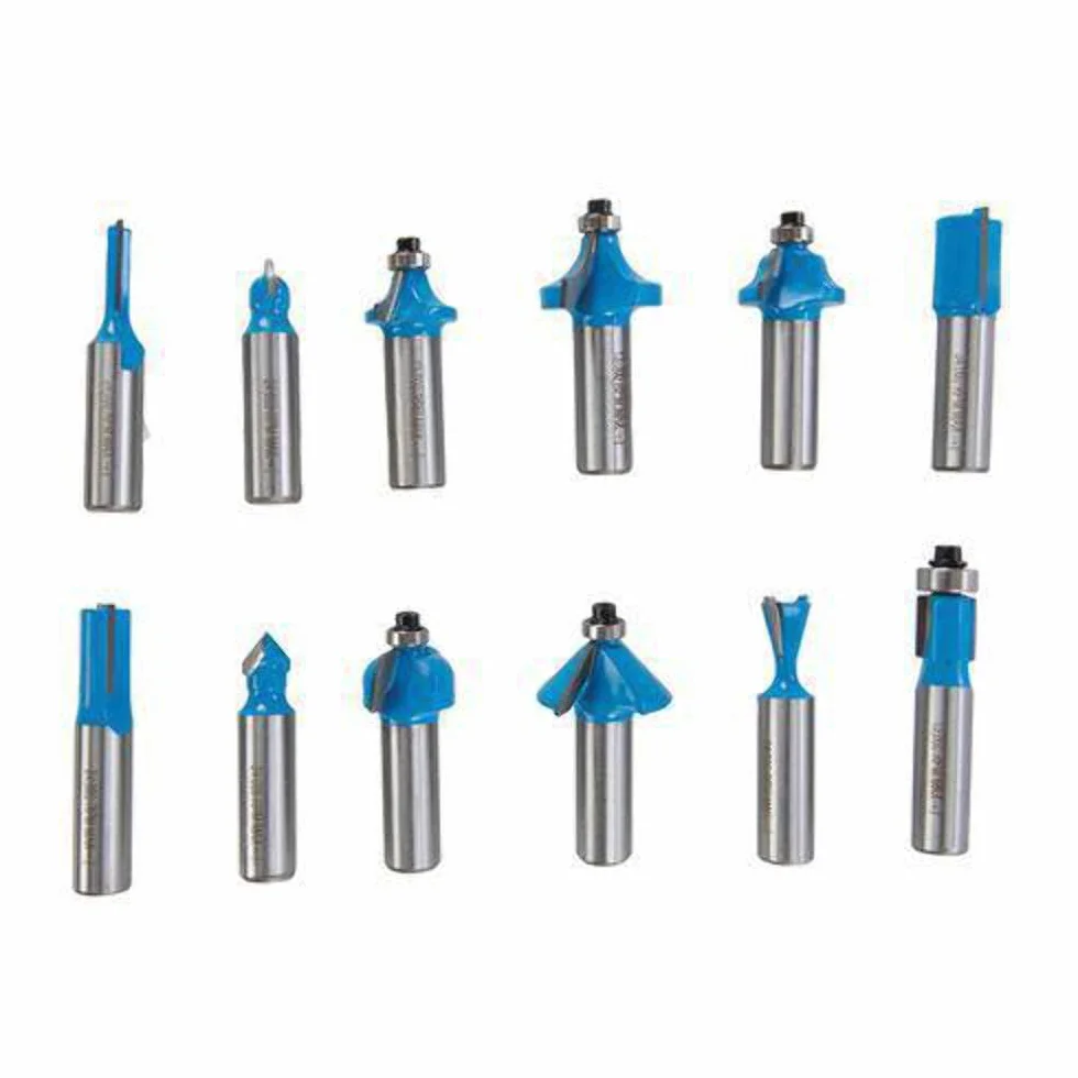 Silverline 251591 frez z twardego metalu 12 mm, 12 szt. zestaw 12 mm