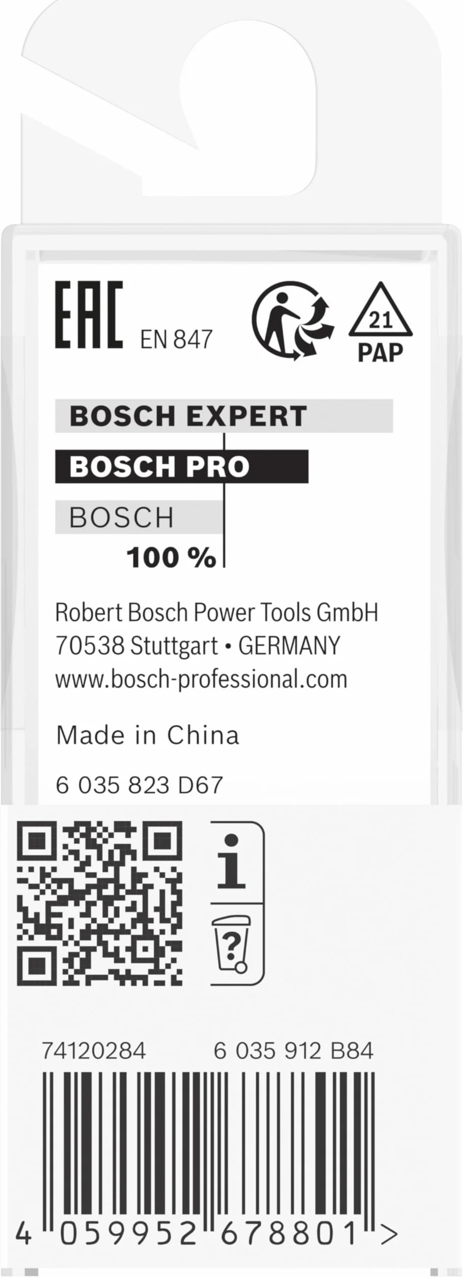 Bosch 1x Frez PRO Keyhole (do Miękkie drewno, Twarde drewno, Ø 5,6 mm, Professional Akcesoria Frez ręczny, Frez krawędziowy)
